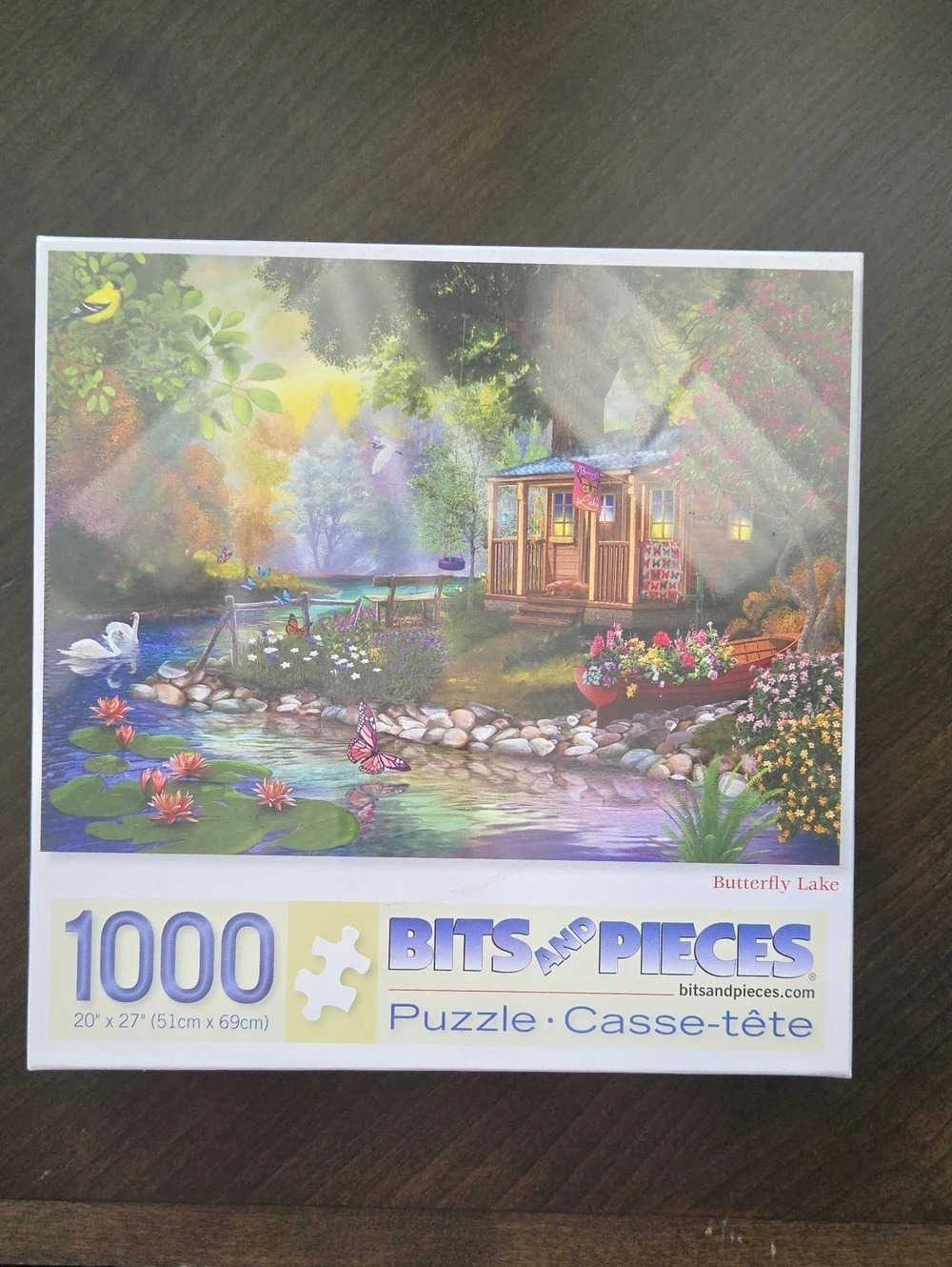 NWT Bits And Pieces Butterfly Lake 1000-Piece Jigsaw Puzzle 1000-Piece Puzzle
